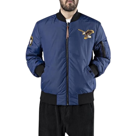 Diadora - "Mark Mcnairy" Bomberjacke für Herren (Immobilien Blau) - Image 5