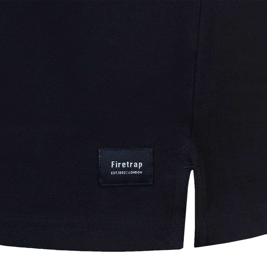 Firetrap - "Lazer" Poloshirt für Herren, Baumwolle (Schwarz) - Image 3