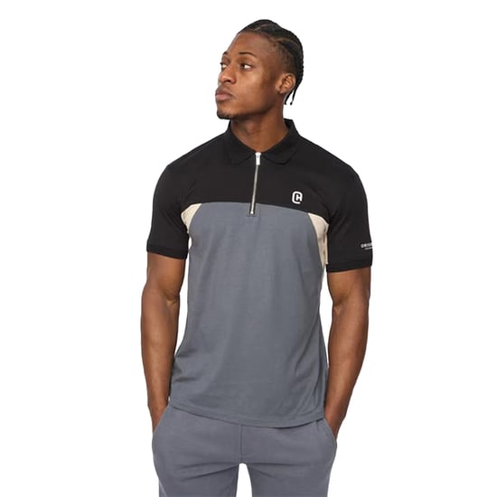 C.P. Company - Poloshirt für Herren, mit halbem Reißverschluss, Regulär (Schiefer) - Image 3