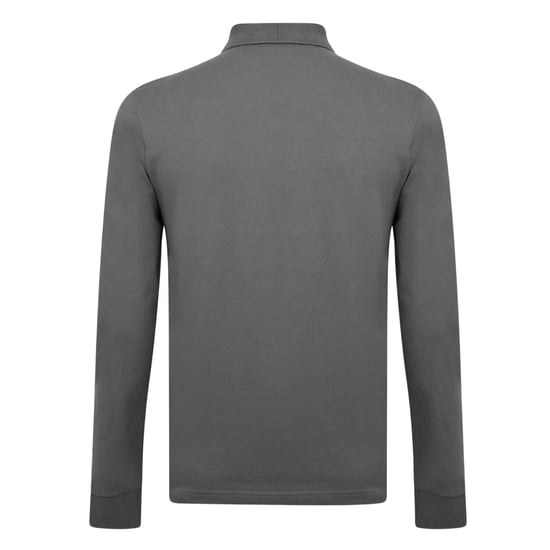 Boss - "Passerby" Poloshirt für Herren, Langärmlig (Holzkohle) - Image 3