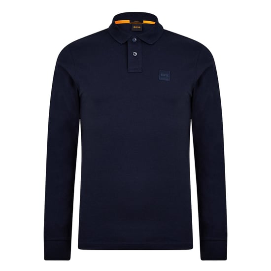 Boss - "Passerby" Poloshirt für Herren, Langärmlig (Marine) - Image 2