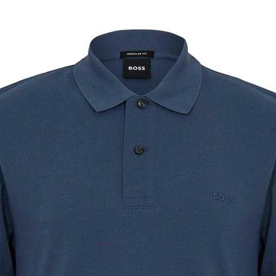 Boss - "Pallas" Poloshirt für Herren, Baumwolle (Blau) - Image 3