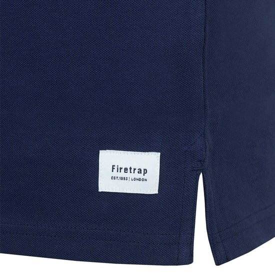 Firetrap - "Lazer" Poloshirt für Herren, Baumwolle (Marine) - Image 3