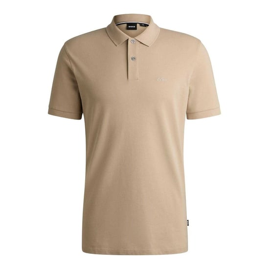 Boss - "Pallas" Poloshirt für Herren, Baumwolle (Hellbeige) - Image 1