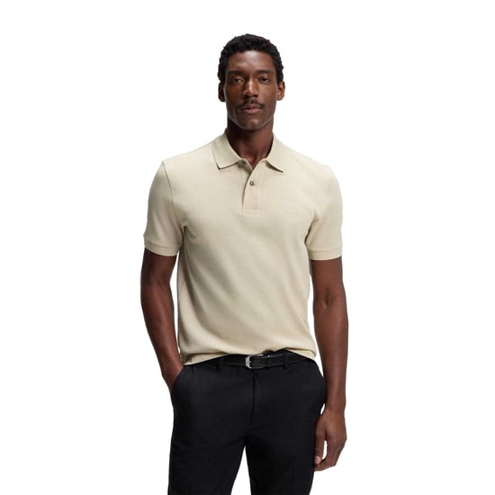 Boss - "Pallas" Poloshirt für Herren, Baumwolle (Beige) - Image 3