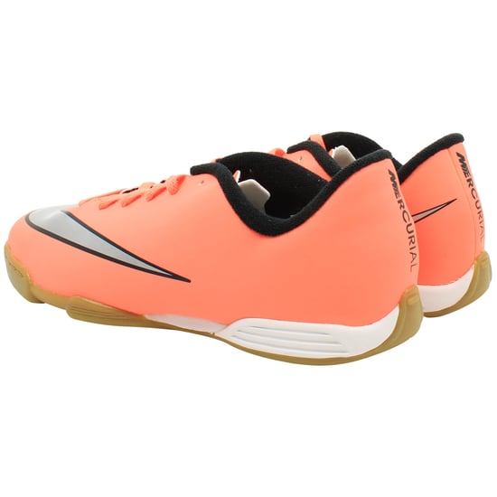 Nike Mercurial Vortex II IC Kinder Fußballschuhe Orange - Image 3