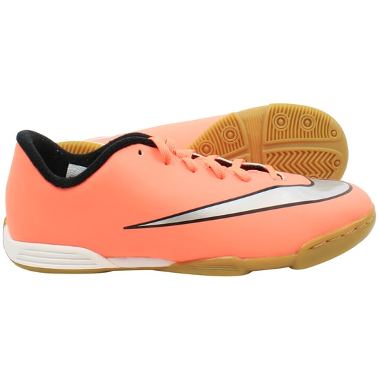 Nike Mercurial Vortex II IC Kinder Fußballschuhe Orange - Image 4