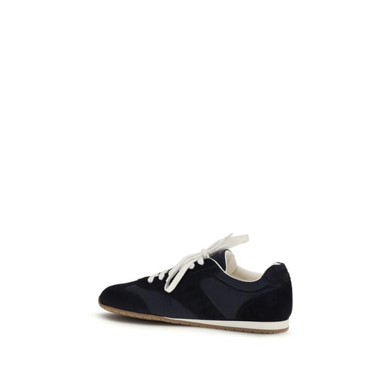 Prada Blaue Kalbsleder Bos Taurus Sportliche Sneakers - Image 3