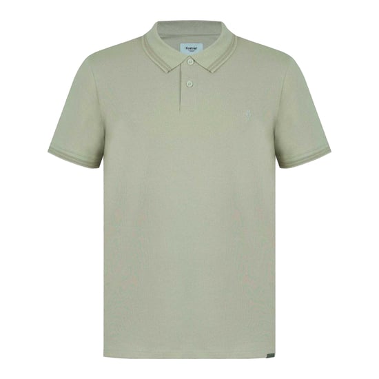 Firetrap - "Lazer" Poloshirt für Herren, Baumwolle (Beige) - Image 1