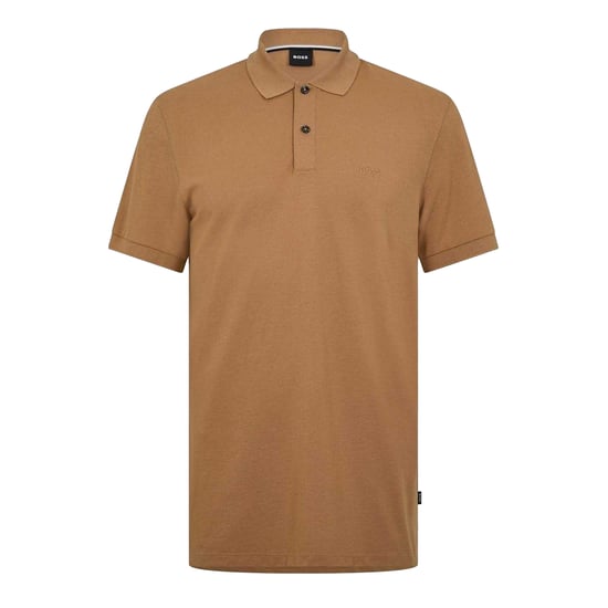 Boss - "Pallas" Poloshirt für Herren, Baumwolle (Dunkelbeige) - Image 1