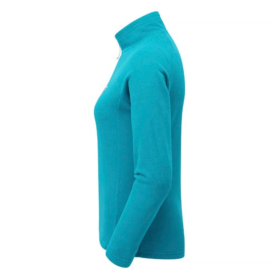 Damen Fleece-Pullover mit halbem Reißverschluss und warmem Kragen für Outdoor-Wanderungen - Image 3