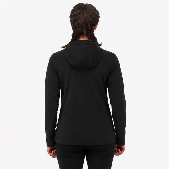 Damen Soft-Fleece Vollzip-Hoodie mit Daumen-Schlaufen für Winterwanderungen - Image 5