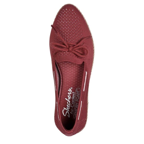 Skechers - Sandalen für Damen, Jute, Flach (Dunkelrosa) - Image 3