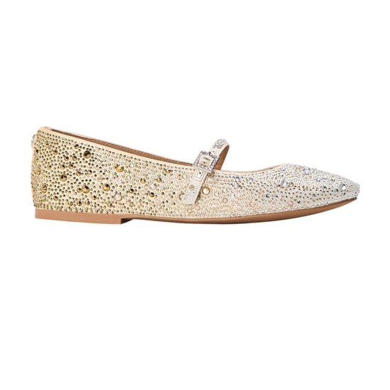 Steve Madden - "Brissa" Leopard Ballerinas für Damen (Gold) - Image 1