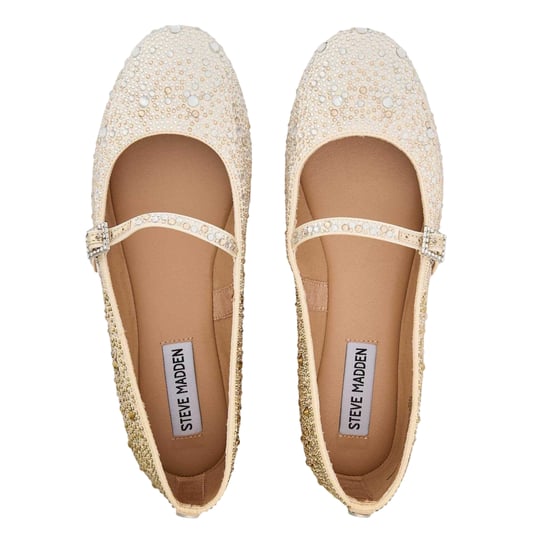Steve Madden - "Brissa" Leopard Ballerinas für Damen (Gold) - Image 3