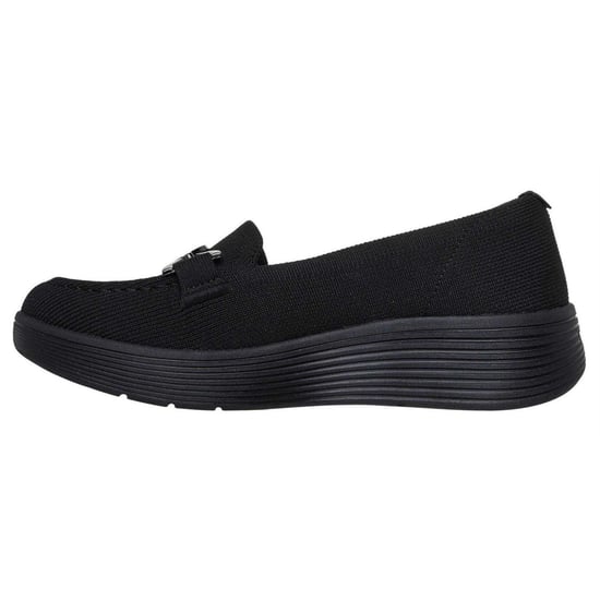 Skechers - Sneaker für Damen, Texturierter Strick, Passt über dem Spann, Plattform-Absatz (Schwarz) - Image 2