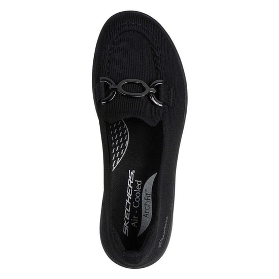 Skechers - Sneaker für Damen, Texturierter Strick, Passt über dem Spann, Plattform-Absatz (Schwarz) - Image 3