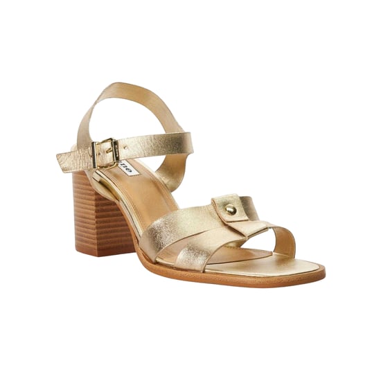 Dune London - "Jessia" Sandalen für Damen, Leder (Gold) - Image 4