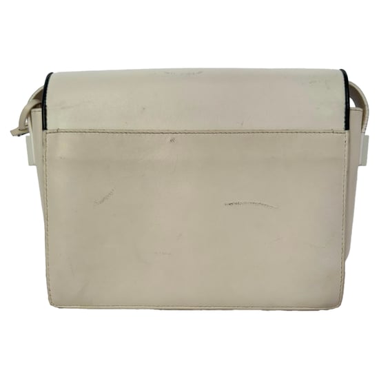 Delvaux Madame PM Umhängetasche aus weißem Leder - Image 3
