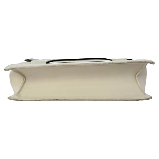 Delvaux Madame PM Umhängetasche aus weißem Leder - Image 6