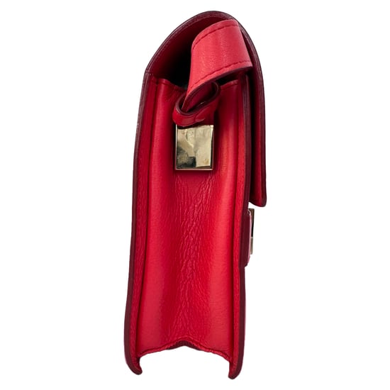 Delvaux Mini Madame Umhängetasche aus rotem Leder - Image 2