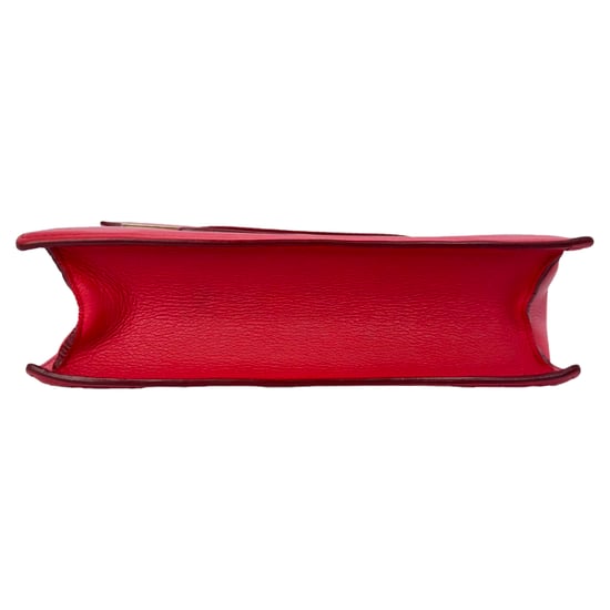 Delvaux Mini Madame Umhängetasche aus rotem Leder - Image 4