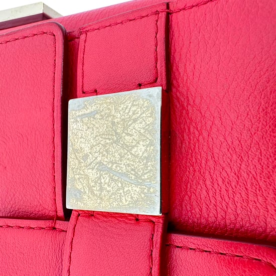 Delvaux Mini Madame Umhängetasche aus rotem Leder - Image 5