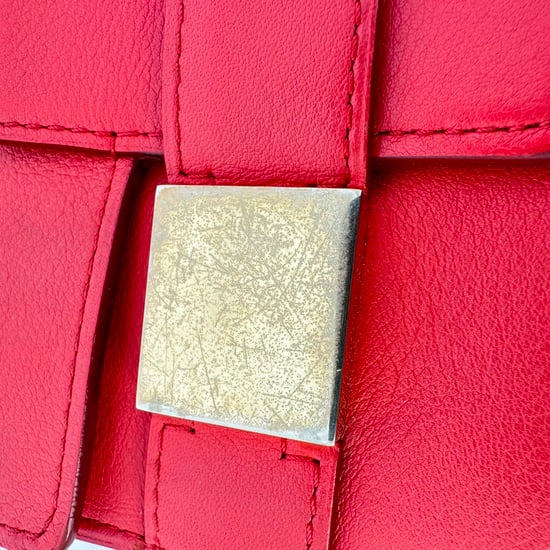 Delvaux Mini Madame Umhängetasche aus rotem Leder - Image 6