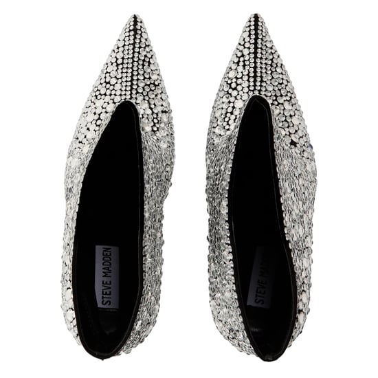 Steve Madden - "Sentinel" Strass Stiefeletten für Damen, Metallic, Hoher Pfennigabsatz (Silber) - Image 3