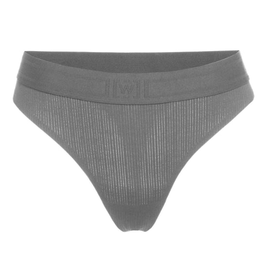 Wolford - "Beauty" Thong für Damen, Baumwolle (Rauch-Grau) - Image 1