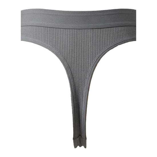 Wolford - "Beauty" Thong für Damen, Baumwolle (Rauch-Grau) - Image 2