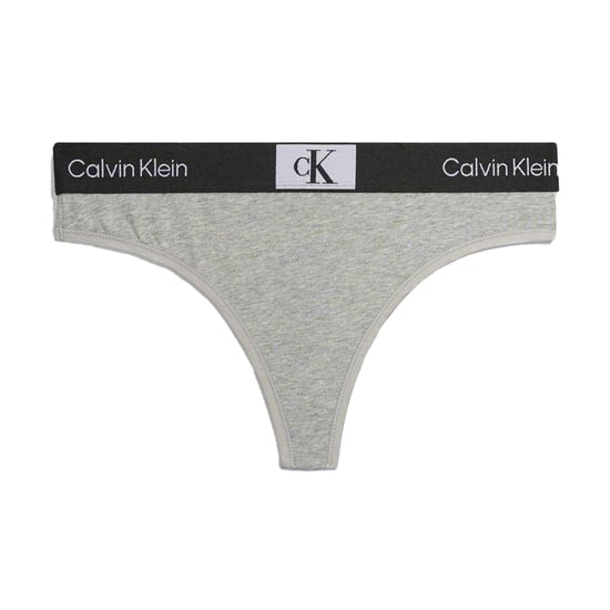 Calvin Klein - Thong für Damen, Bio-Baumwolle (Grauheide meliert) - Image 1