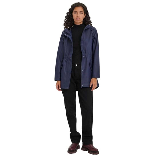 Vero Moda - Regenmantel für Damen, Vordertasche (Marine) - Image 4