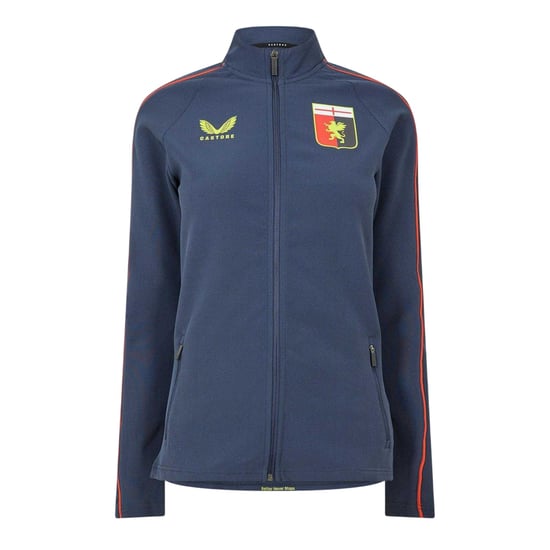 Castore - "Anthem Genoa CFC" Trainingsjacke für Damen, Durchgehender Reißverschluss (Marine) - Image 1