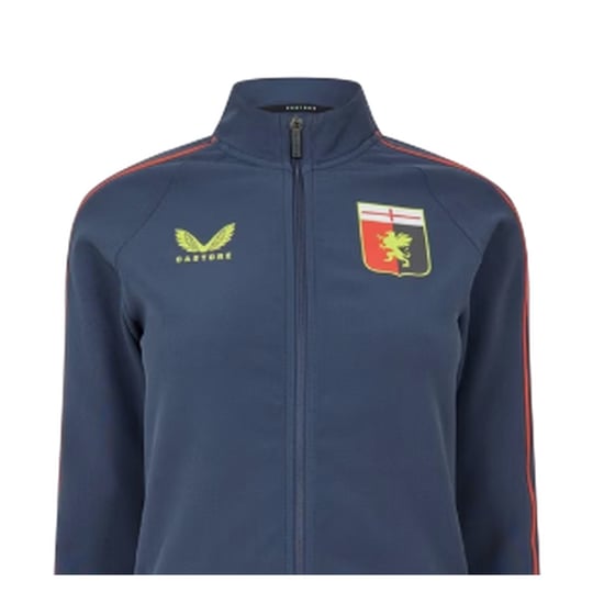 Castore - "Anthem Genoa CFC" Trainingsjacke für Damen, Durchgehender Reißverschluss (Marine) - Image 3