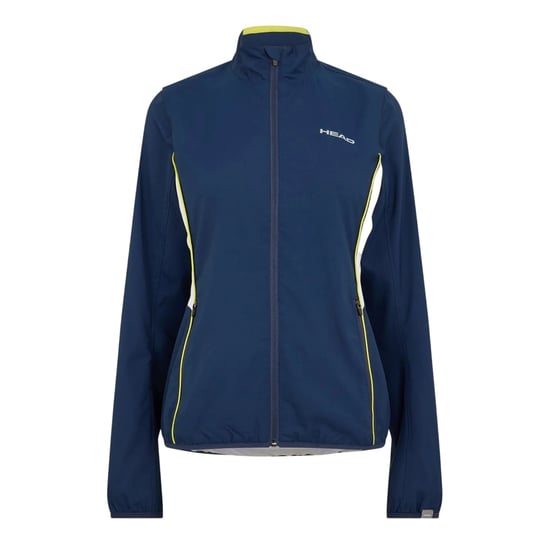 Head - "Club" Trainingsjacke für Damen, Durchgehender Reißverschluss (Dunkelblau) - Image 1