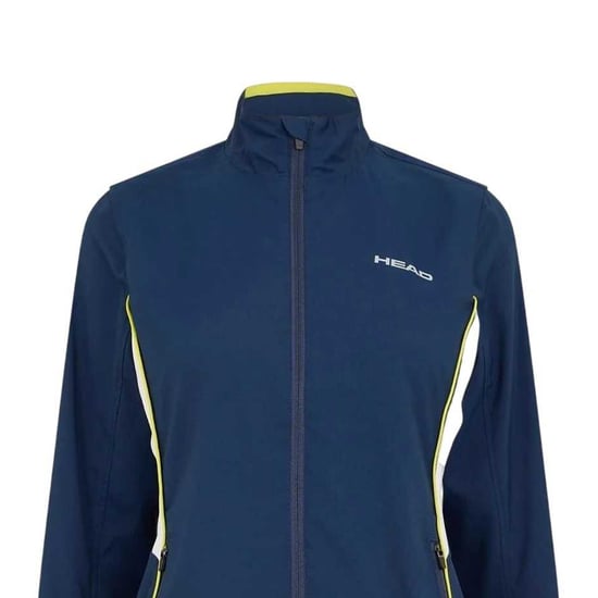 Head - "Club" Trainingsjacke für Damen, Durchgehender Reißverschluss (Dunkelblau) - Image 3