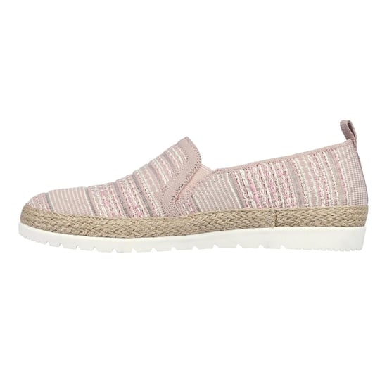 Skechers - "Twin Gore" Espadrillen für Damen, gewebter Stoff, Zum Anschlüpfen (Pink) - Image 2