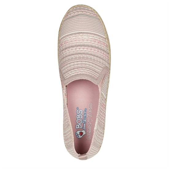 Skechers - "Twin Gore" Espadrillen für Damen, gewebter Stoff, Zum Anschlüpfen (Pink) - Image 3