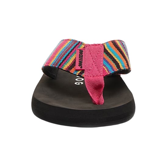 Rocket Dog - "Adios Dexter" Flipflops für Damen, Baumwolle, flach geformter Absatz (Pink) - Image 4