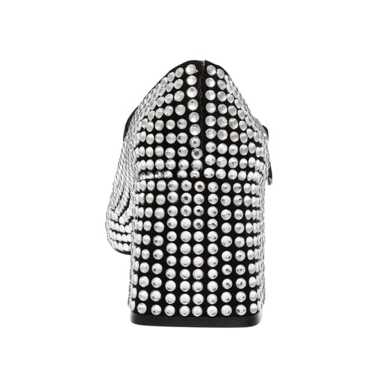 Steve Madden - Strass Riemchenschuhe für Damen, Leder, Blockabsatz (Silber) - Image 4