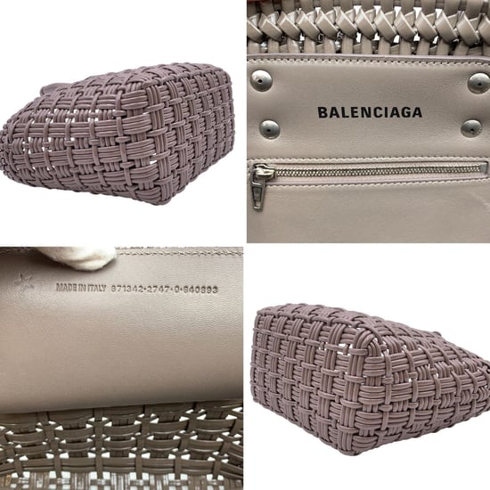 Balenciaga Kunststoff Einkaufstasche Bistro Panier - Image 6