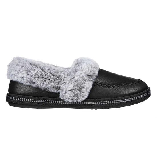 Skechers - "Cosy CampF" Hausschuhe für Damen, Leder (Schwarz) - Image 1