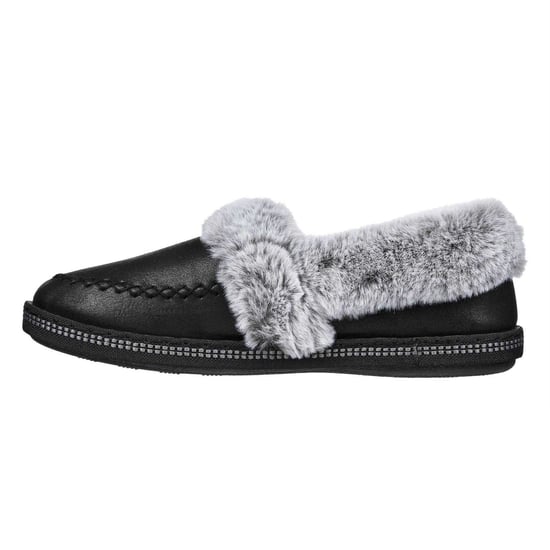 Skechers - "Cosy CampF" Hausschuhe für Damen, Leder (Schwarz) - Image 2