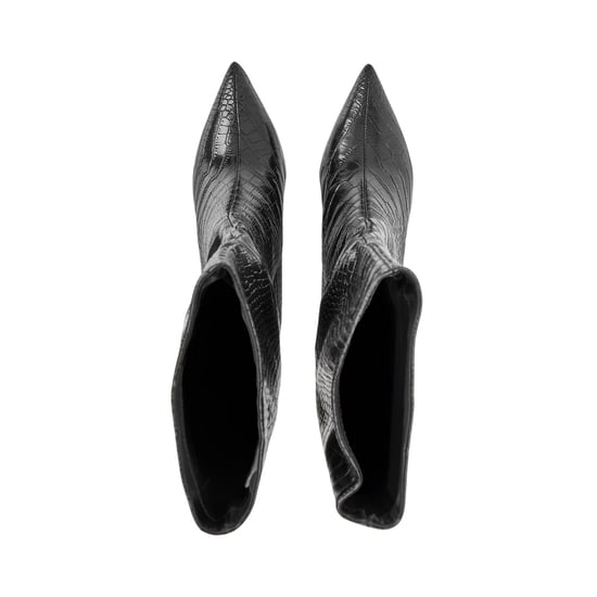 Steve Madden - "Lavan" Kniehohe Stiefel für Damen, Leder, Flare Absatz (Schwarz) - Image 3
