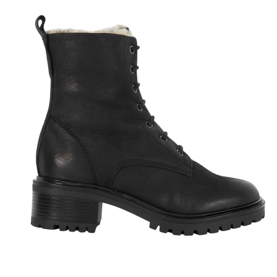 Dune London - Springerstiefel für Damen, Leder, Blockabsatz (Schwarz) - Image 1