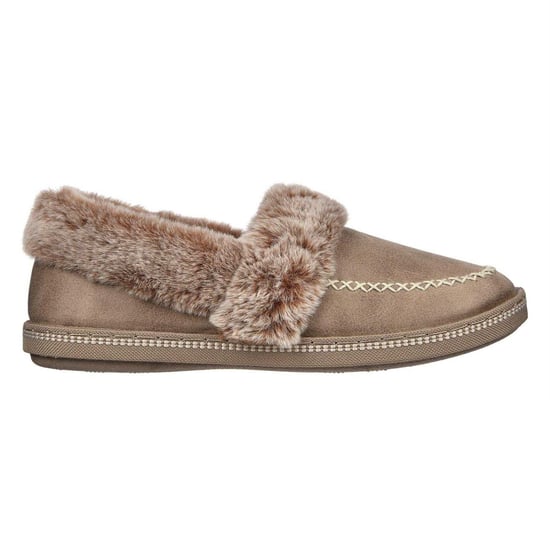 Skechers - "Cosy CampF" Hausschuhe für Damen, Leder (Braungrau) - Image 1