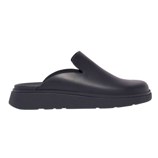 Fit Flop - Mules für Damen, Leder (Marine) - Image 1