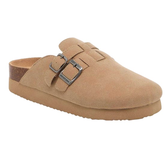 Rocket Dog - "Abel Plus" Clogs für Damen, Wildleder, Plattform-Absatz (Braungrau) - Image 4