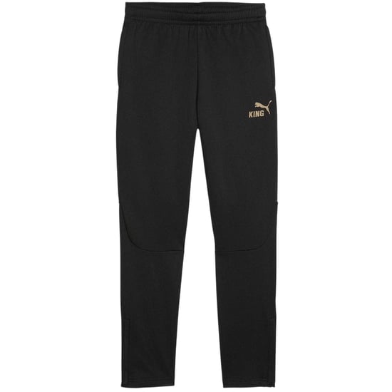 Puma - "King" Trainingshose für Kinder (Schwarz/Gold) - Image 1